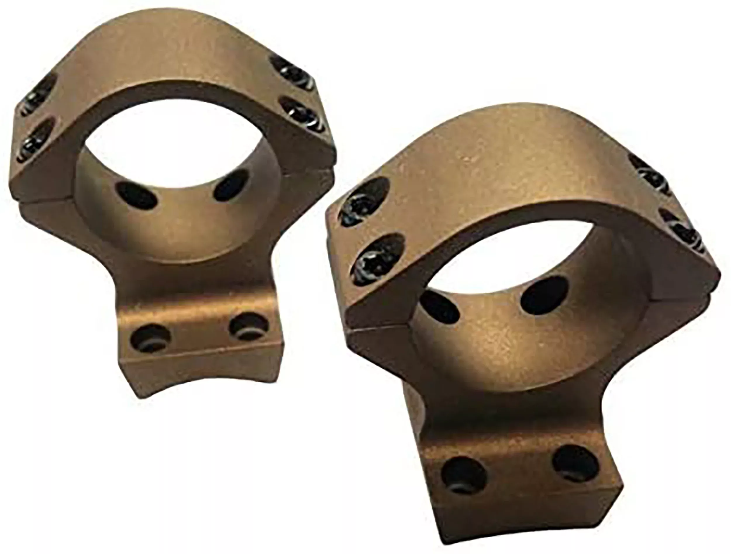 Talley HC840735 Scope Mount/Ring Combo 34mm Tube Browning X-Bolt Medium Rings 0 MOA - Burnt Bronze Anodized