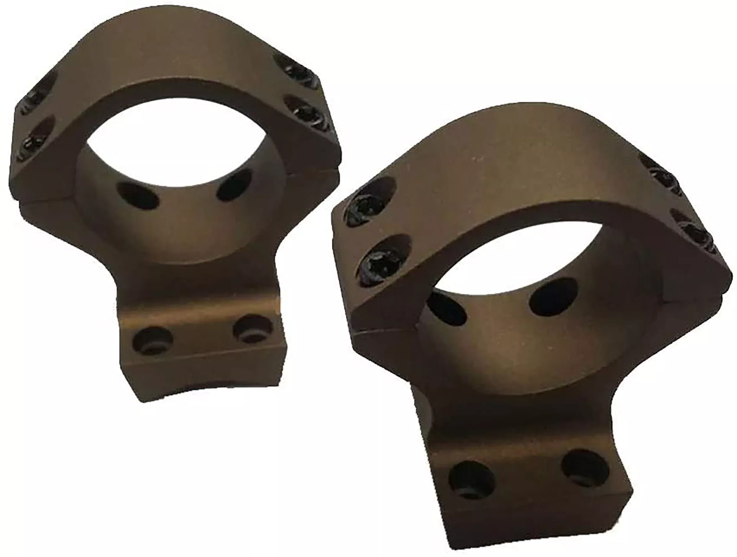 Talley HC950735 Scope Mount/Ring Combo 1" Tube Browning X-Bolt High Rings Short/Long Action 0 MOA Burnt Bronze