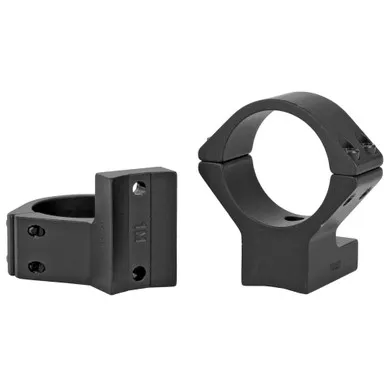 Talley Light Weight 30mm Ring/Base Combo for Howa 1500, Weatherby Vanguard - Medium Height, Black