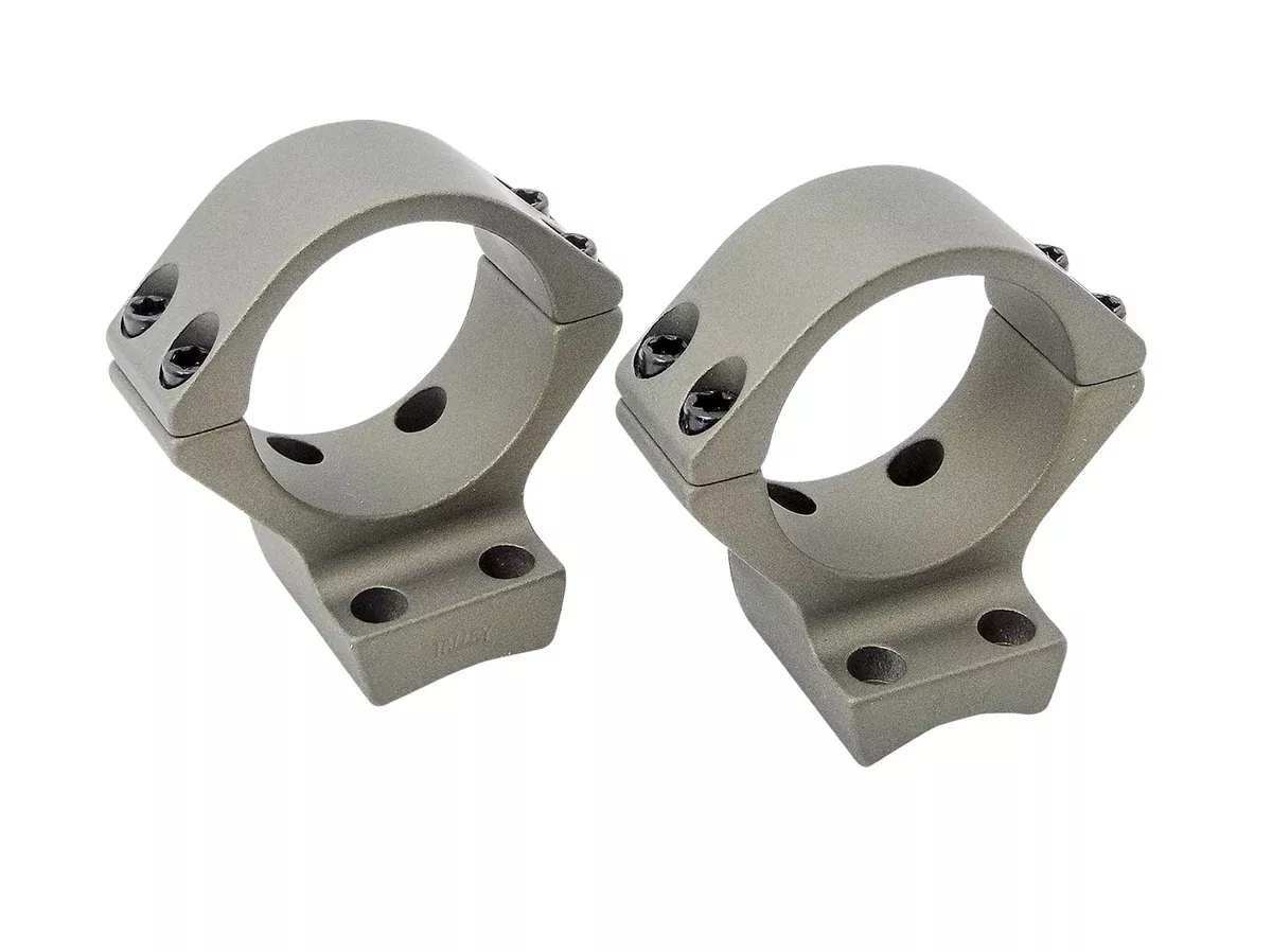 Talley SB940735 Scope Mount/Ring ComboSmoked Bronze Cerakote 1" Tube Fits X-Bolt Medium Rings