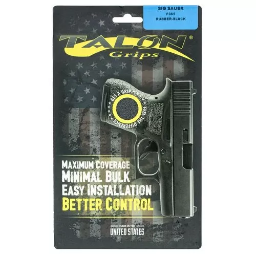 Talon Grips 021R Adhesive Grip Sig P365 Textured Rubber Black