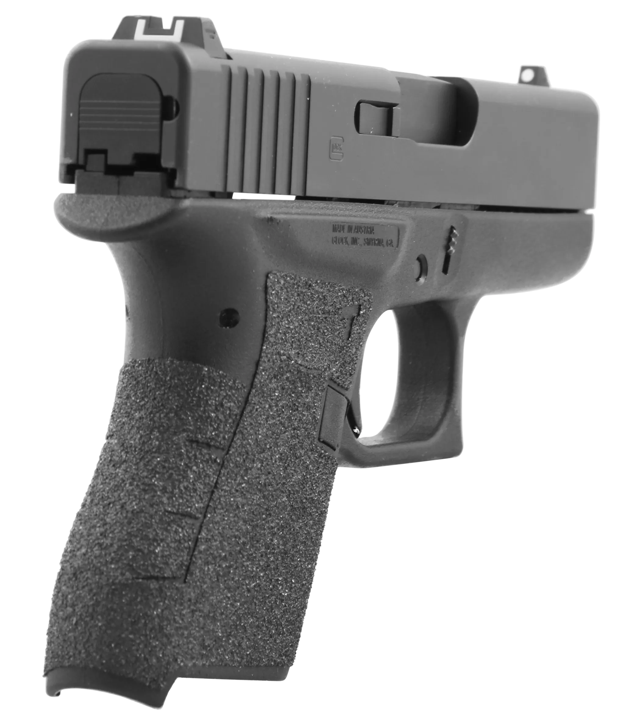 Talon Grips 100G Adhesive GripCompatible w/Glock 43, Black Aggressive Textured Granulate