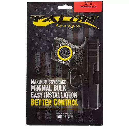 Talon Grips 385R Adhesive Grip Compatible with Glock 48/43X Textured Rubber Black