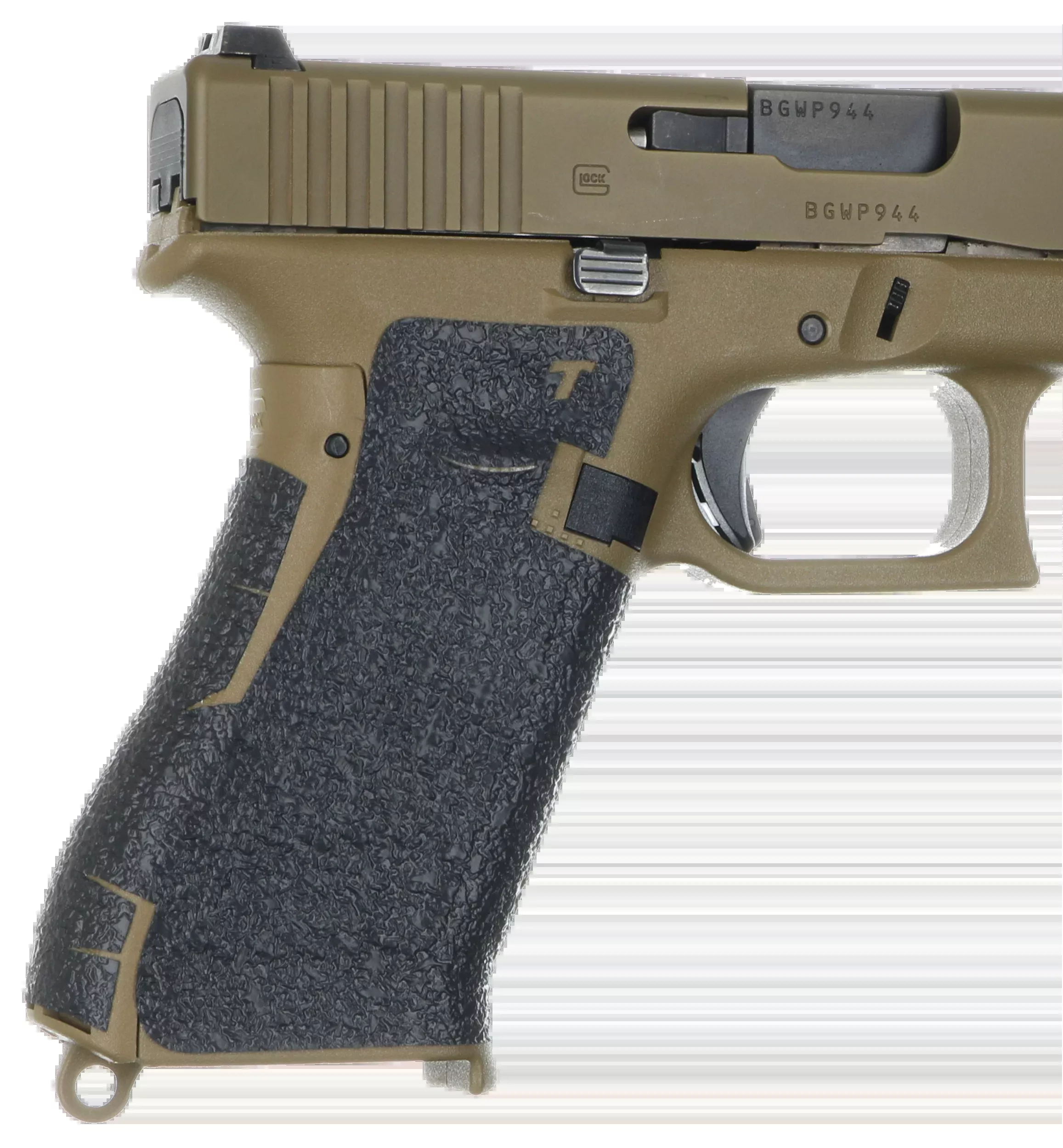 Talon Grips EV01R Adhesive Grip Textured Black Rubber for Full-Size Glock Gen 5