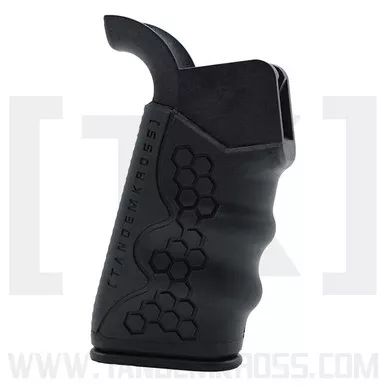 TandemKross hiveGrip Rubber Overmolded AR-15 Pistol Grip Black - TK11N0371BLK1