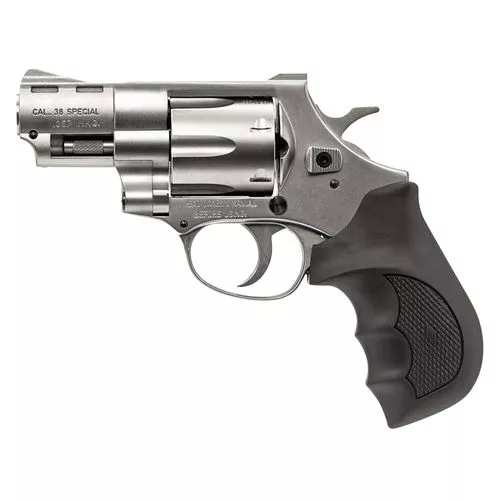 Tanfoglio 770127 Windicator357 Mag 6rd 2" Nickel Steel Cylinder & Barrel Nickel Aluminum Frame Black Rubber Grip