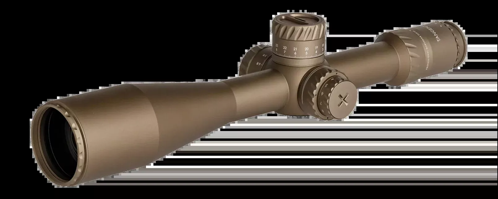 Tangent Theta TT525P 5-25x56mm Gen 3 XR Fine Riflescope - Coyote Brown