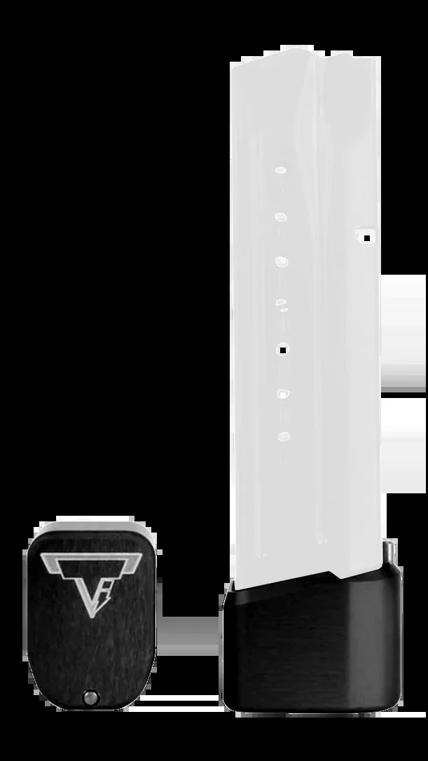 Taran Tactical Firepower Base Pad Kit S&W M&P 9/40 Full Size +5/+6 Rounds - Flat Black Aluminum