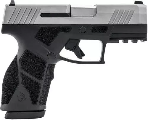 Taurus GX2 Pistol 9mm Luger 3.37" Barrel 10Rd Silver Slide Black Finish