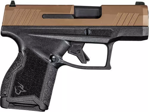 Taurus GX4 Striker Fired Semi-Auto Pistol 9mm Luger 3.06" DLC Coated Barrel (2)-11Rd Magazines Fixed Front & Adjustable Rear Sights Right Hand Tungsten Grey Cerakote Slide Black Finish