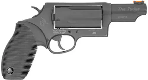Taurus Judge Double Action Revolver .410 Gauge/.45 Colt 3" Chamber 3" Barrel 5 Round Capacity Rubber Grips Black Finish