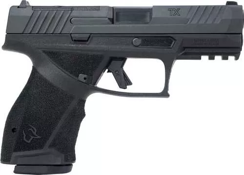Taurus TX 9 Compact 9mm Luger 15+1 4" Black Barrel, Black Nitride Alloy Steel Optic Ready/Serrated Slide, Black Stainless Steel Frame w/Picatinny Rail, Interchangeable Backstrap Grip