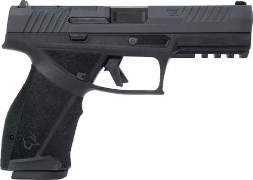 Taurus TX 9 Full Size 9mm Luger 17+1 4.50" Black Barrel, Black Nitride Alloy Steel Optic Ready/Serrated Slide, Black Stainless Steel Frame w/Picatinny Rail, Interchangeable Backstrap Grip
