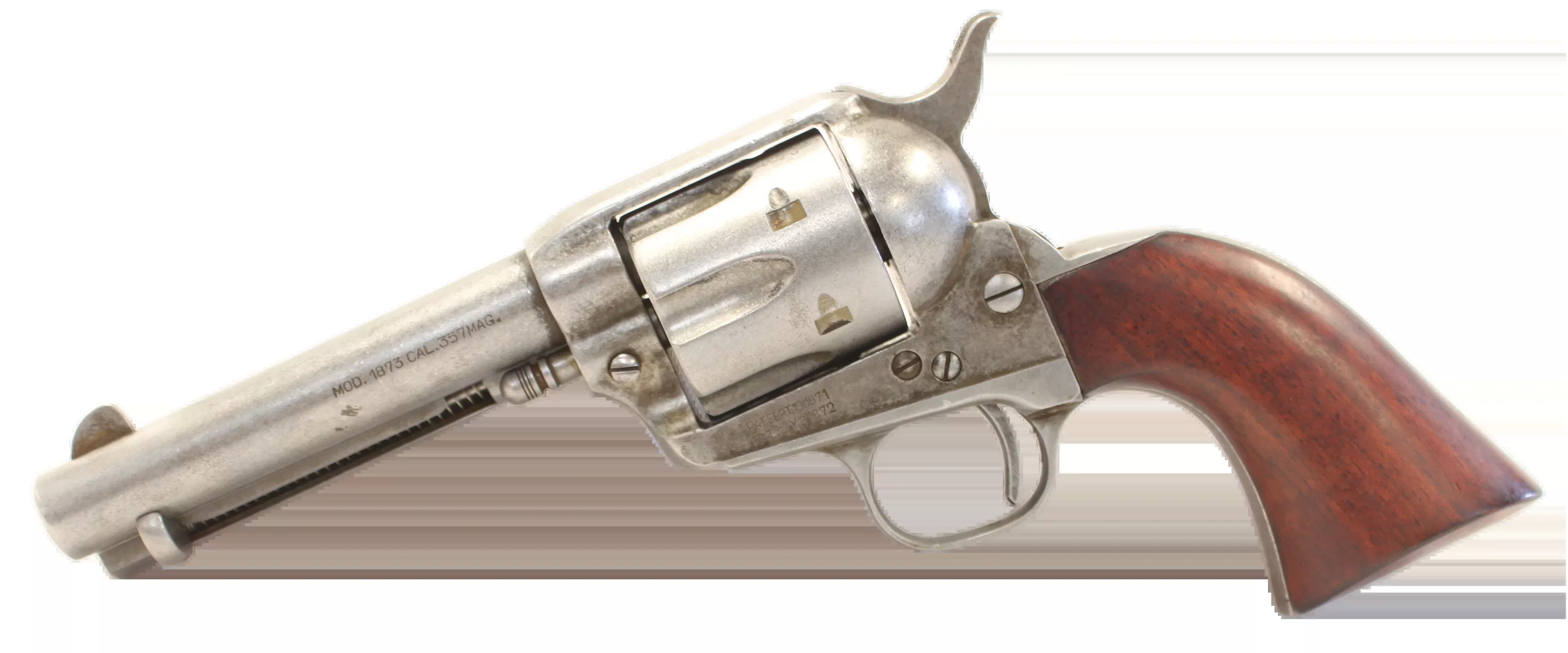 Taylor's & Company 1873 Cattleman 357 Mag 4.75" 6-Rd SAO Revolver - Antique Finish