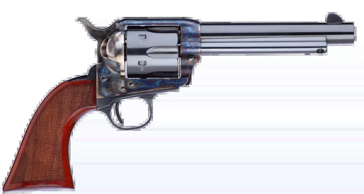 Taylor's & Company 1873 Cattleman Gunfighter 45 Colt (LC) 5.50" 6-Rd SAO Revolver - Color Case Hardened Frame