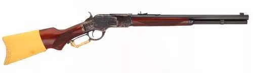 Taylor/Uberti 1873 Carbine Comanchero Pistol Grip Stock Full Octagon Barrel Tuned Case Hardened 357 magnum 18"