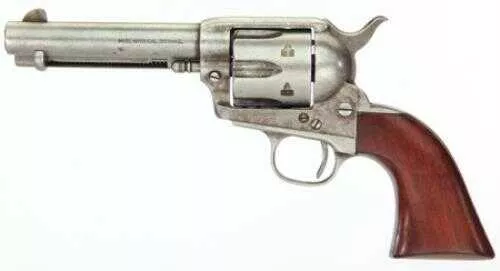 Taylor Uberti 1873 Catleman Revolver 357 Mag 5.5" Barrel With Antique Finish And Aged Walnut Grops