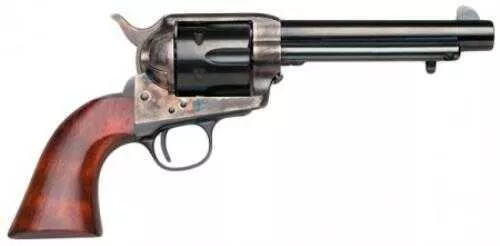 Taylor Uberti 1873 Cattleman Old Model Frame Revolver 357 Mag 4.75" Barrel With Case Hardened And Walnut Grips