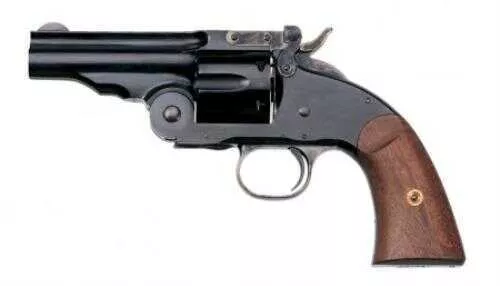 Taylor Uberti Top Break Schofield Revolver 6 Shot Blue Finish Walnut Grips 44-40 3.5" Barrel Model 0854