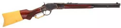 Taylors And Company 1873 Comanchero Lerer Action Rifle Tuned 357 Magnum 18" Barrel 10+1 Walnut Pistol Grip Stock Case Hardened Finish