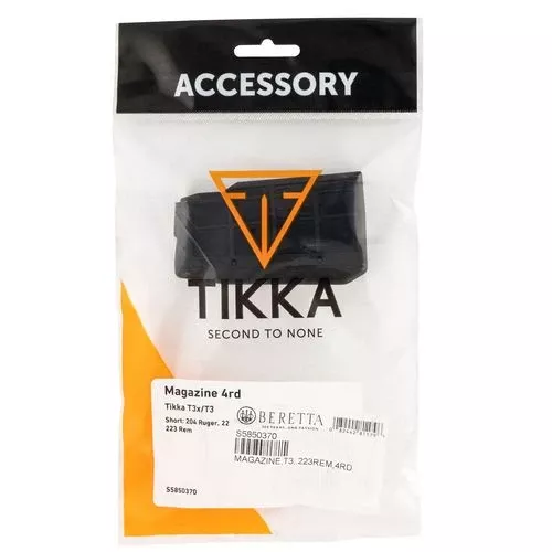 Tikka Magazines S5850370 T3223 Rem T3, T3x 4rd Black Detachable
