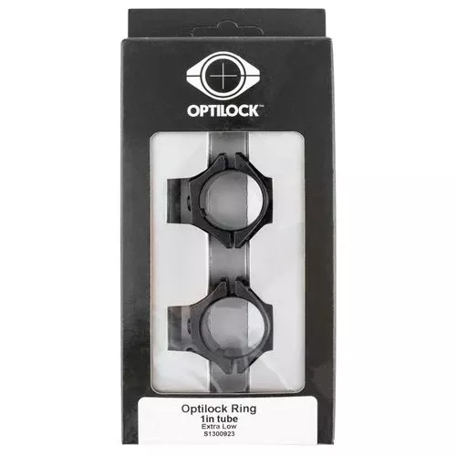 Tikka S1300961 Opti-Lock RingsOpti-Lock Base Medium 1" Black Steel