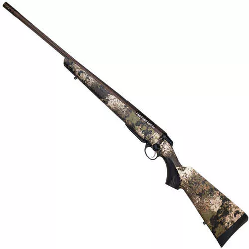 Tikka T3X Lite Left Handed Bolt Action Rifle 6.5 Creedmoor 24.3" Barrel (1)-3Rd Magazine Veil Alpine Camouflage Stock Gray Finish