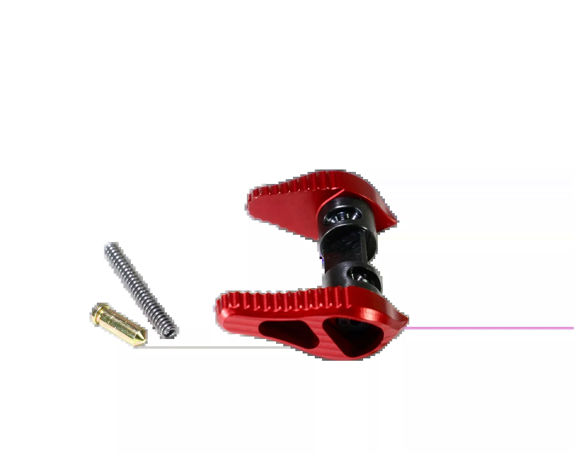 Timber Creek Outdoors AMBISSR Ambidextrous Safety Selector 45/90 Degree AR Platform Red Anodized Aluminum