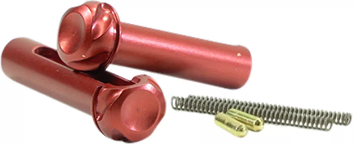 Timber Creek Outdoors AR Takedown Pin Set Red Anodized Aluminum