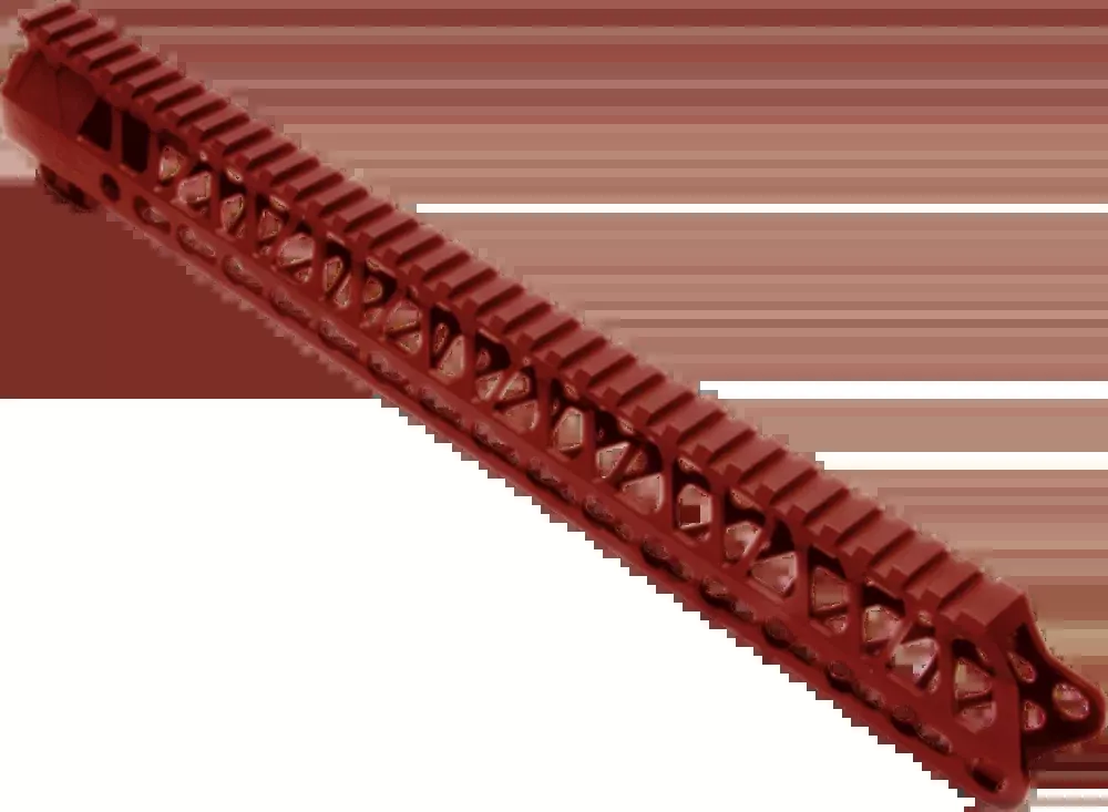 Timber Creek Outdoors Enforcer AR-15 15" M-LOK Handguard - Red Anodized