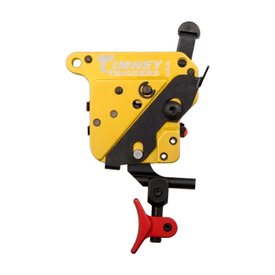 Timney Triggers Remington 700 Calvin Elite Trigger With Safety - Adjustable Trigger Shoe, Red Finish, Adjustable Trigger Pull 8oz-2lbs
