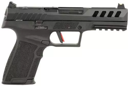 Tisas Arms PX-5.7 5.7x28mm 20+1 4.70" Black QPQ Carbon Steel Optic Ready/Serrated Slide, Black Polymer Frame w/Picatinny Rail, Polymer Grip