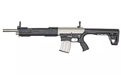 Tokarev USA 21000102 TAR MP 12 Gauge Semi-Auto 3" 5+1 18.50" Electroless Nickel Stainless Steel Barrel, Electroless Nickel Aluminum Receiver w/Picatinny Rail, M-LOK Handguards, Black Polymer Stock