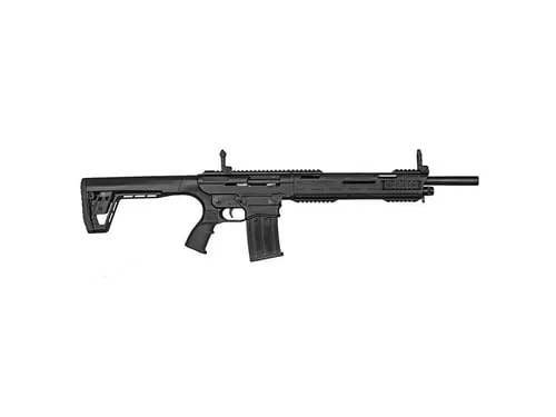 Tokarev USA 21000103 TAR12 Gauge Semi-Auto 3" 5+1 18.50" Black Steel Barrel, Black Receiver w/Picatinny Rail, Black Fixed Synthetic Stock