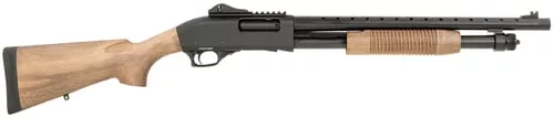 Tokarev USA 21000408 TX312 Gauge 18.50" 3" 5+1, Black Metal Finish, Turkish Walnut Stock, Fiber Optic & Ghost Ring Sight (Accepts Mossberg 590 Furniture)