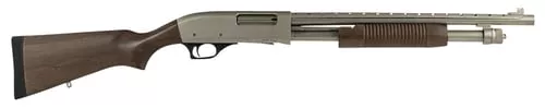 Tokarev USA 21000409 TX312 Gauge 18.50" 3" 5+1, Nickel Metal Finish, Turkish Walnut Stock, Fiber Optic & Ghost Ring Sight (Accepts Mossberg 590 Furniture)
