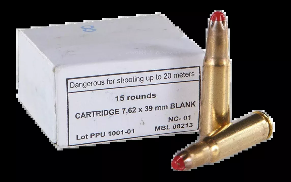 TR&Z PPU PPB739 7.62x39mm Blank M68 15 Bx/ 96 Cs (1440 Rds)
