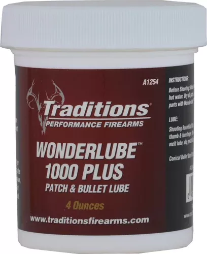Traditions A1254 EZ Lube 1000 Patch & Bullet 4 oz Paste