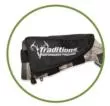 Traditions A1878 Rifle Stock Pack Fits Most Break-Action Muzzleloaders - Black Nylon
