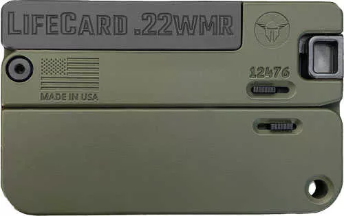 Trailblazer LIFECARD Pistol .22WMR Single Shot Olive Drab Green Finish