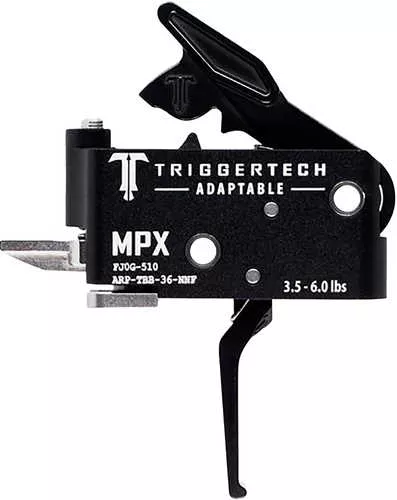 TriggerTech Adaptable Sig MPX Black PVD Two-Stage Flat 3.50-6 Lbs