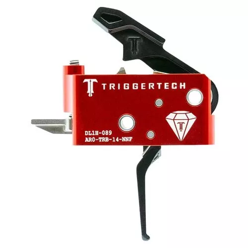 TriggerTech AROTRB14NNF DiamondAR Black Two-Stage Flat 1.50-4.00 lbs Right