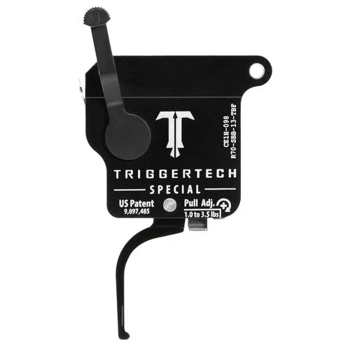 TriggerTech R70SBB13TBF SpecialRemington 700 Black Single-Stage Flat