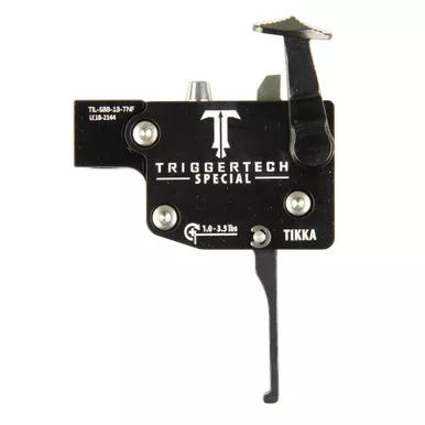 TriggerTech Special Tikka T3 T3x T1x Left Hand Flat Trigger Black - TIL-SBB-13-TNF