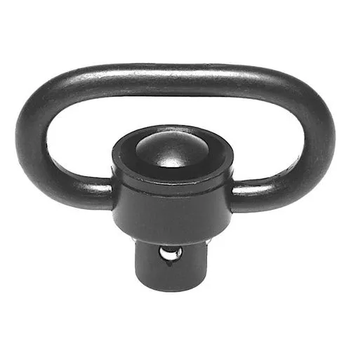 Troy Industries SMOUSSQ00BT00 SSQD Swivel 1 Inch Push Button Black Stainless Steel