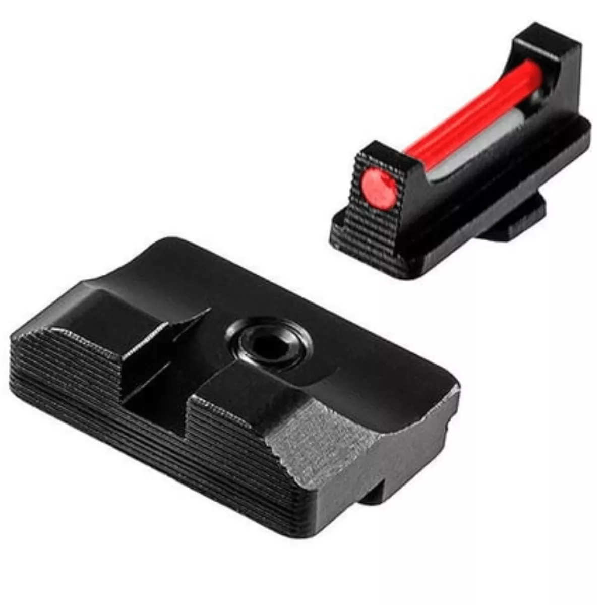 TruGlo Fiber-Optic Pro Sights, Red/Fiber Optic Front Sight-Black/Blank Rear Sight Glock 20/21 - TG132G2