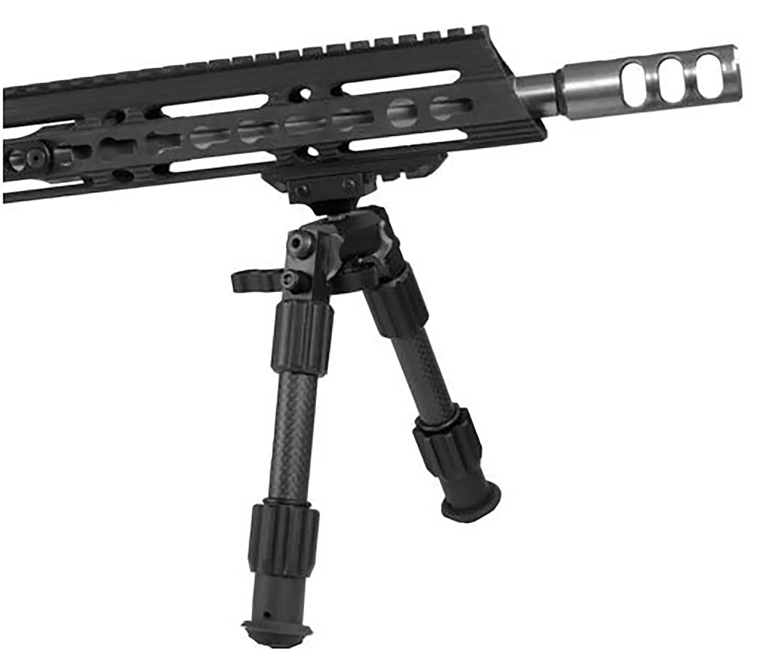 TruGlo Tac-Pod Carbon Pro 9-13" Picatinny Bipod - Carbon Fiber/Aluminum