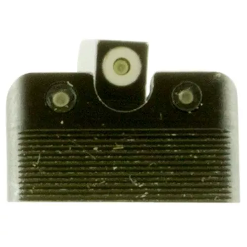 Truglo TG231G1MW Tritium Pro Night Sights Fits Glock MOS 17/19/22/23/24/26/27/33/34/35/38/39 Green Tritium w/White Outline Front Green Rear Black