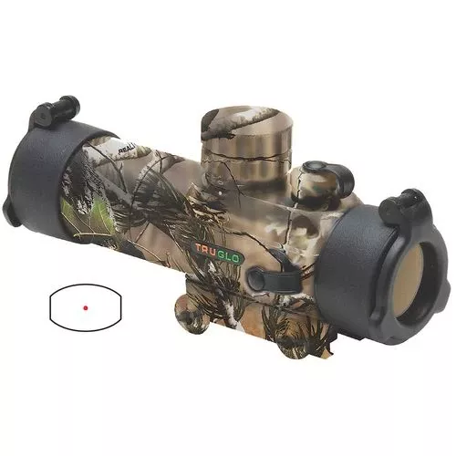 Truglo TG8030GA Gobble Stopper1x 30mm Obj 3 MOA Illuminated Red/Green Dot Realtree APG CR2032 Lithium