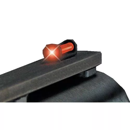Truglo TG947BRM Long BeadRuger, Winchester 1200/1300/1400/Super X2 Fiber Optic Red 3-56 Bead Thread Black